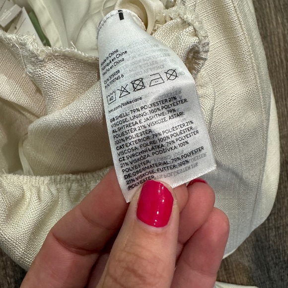 H&M BNWT Bustier Blouse - Picture 5 of 5